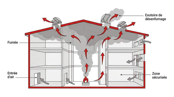Maintenance de matériel désenfumage Chambly